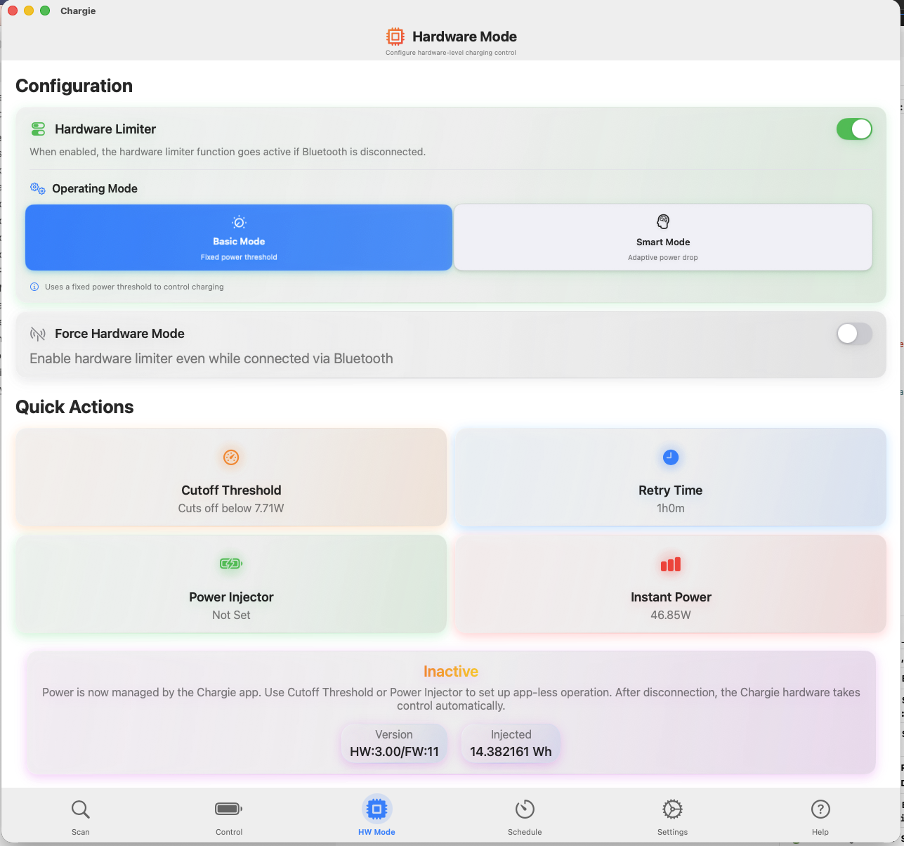 Hardware-Modus Einfach
