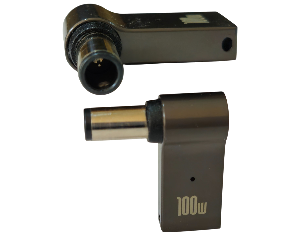 7,4mm HP Barrel auf USB-C Adapter (Stecker + Buchse)