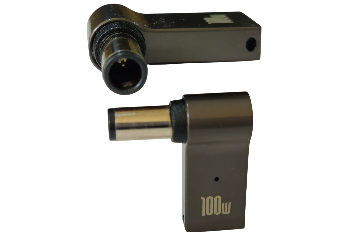 7,4mm DELL Barrel auf USB-C Adapter (Stecker + Buchse)