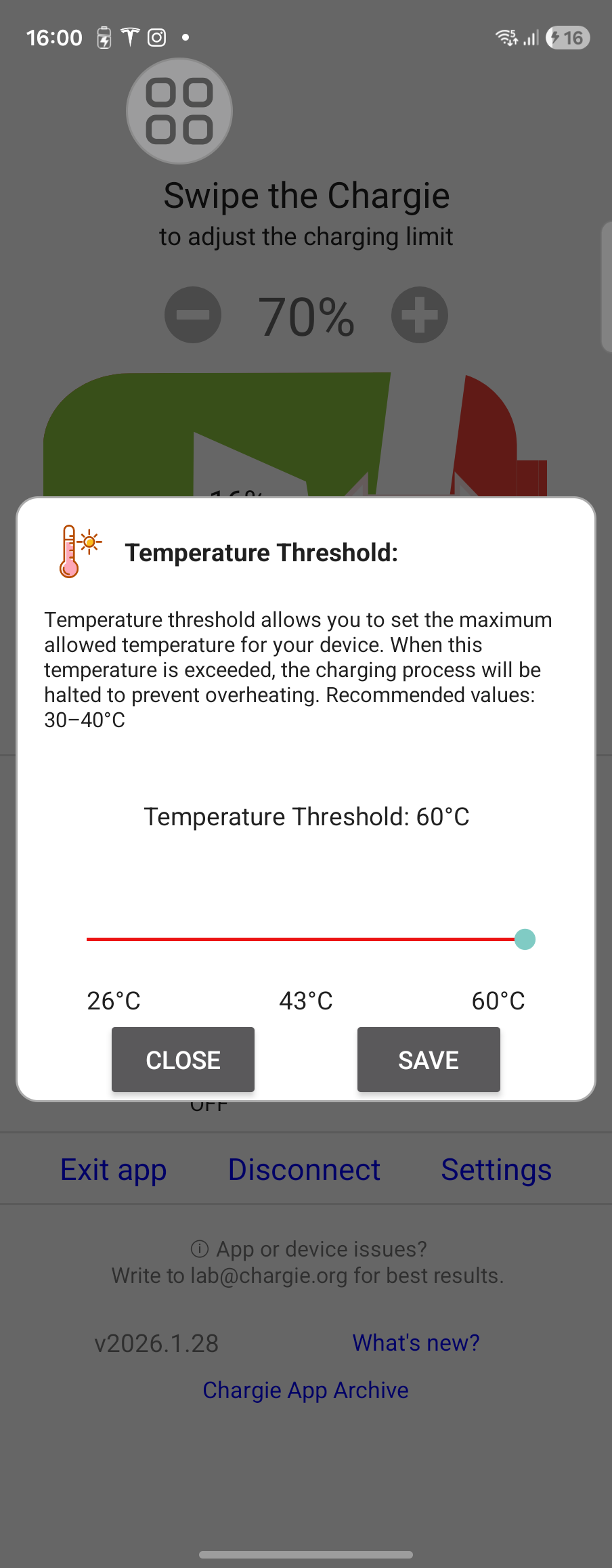 Temperature Threshold