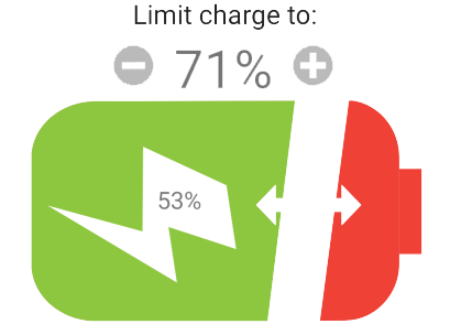 how to turn off battery fully charged notification