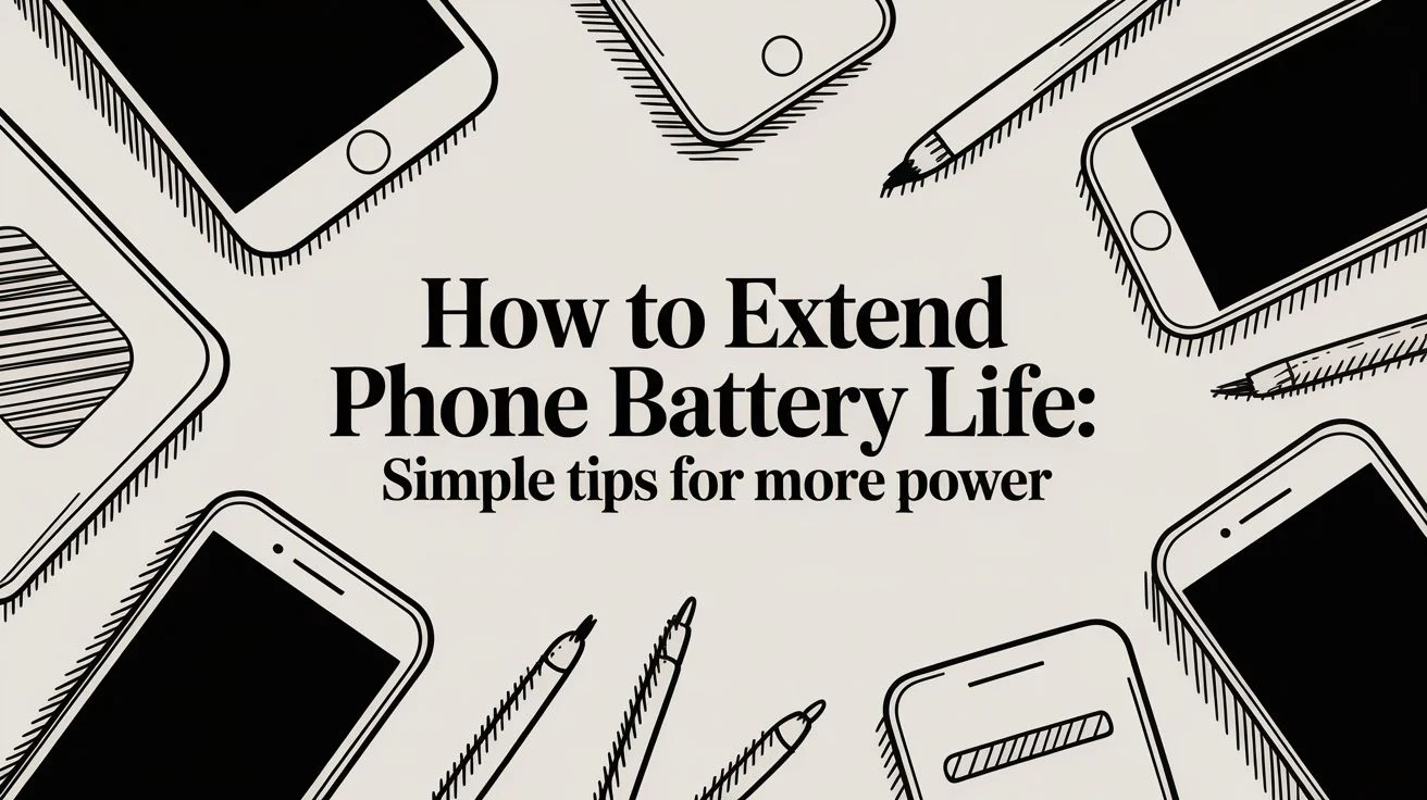 How to Extend Phone Battery Life: Simple Tips for More Power