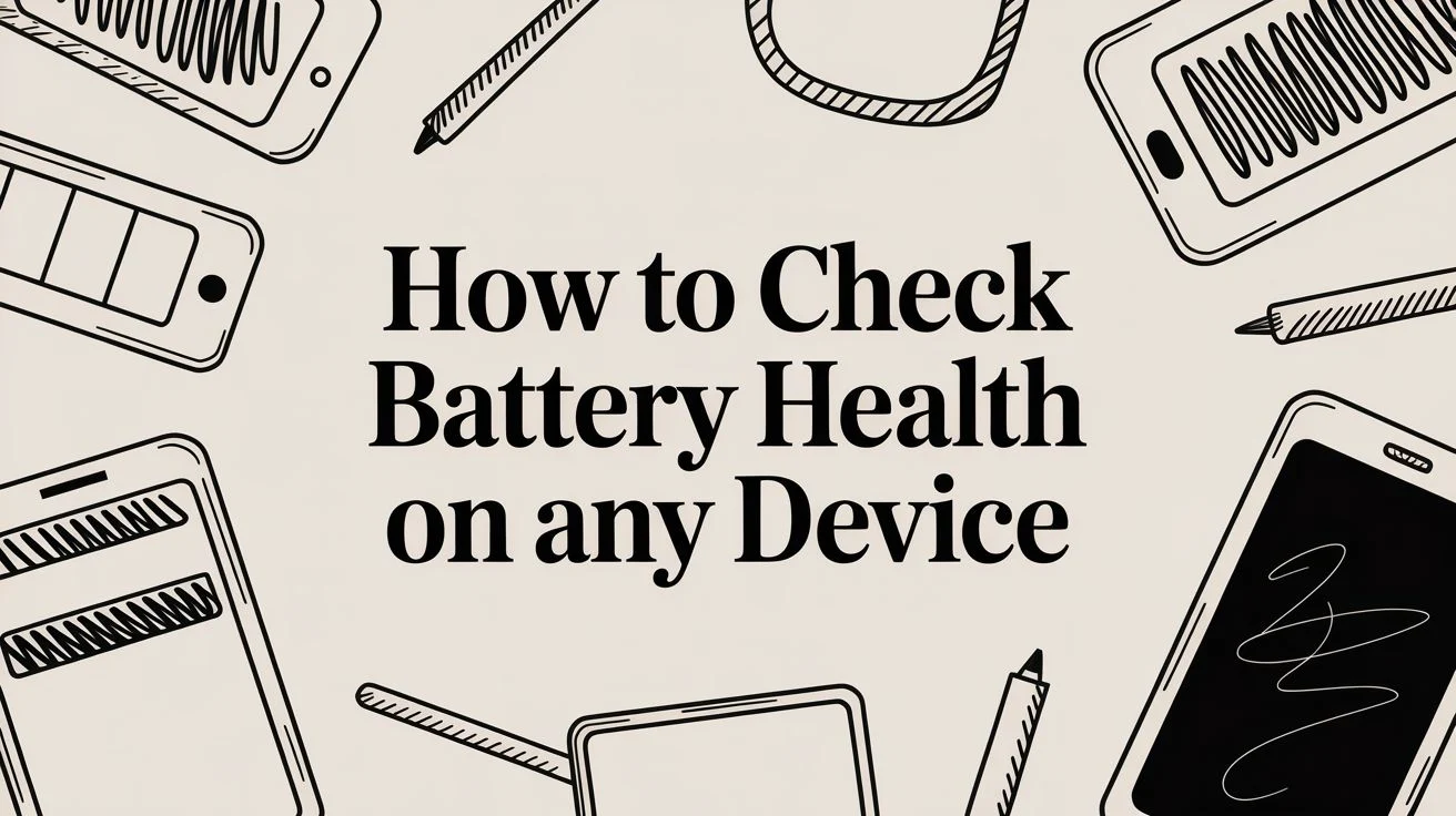 How to Check Battery Health on Any Device