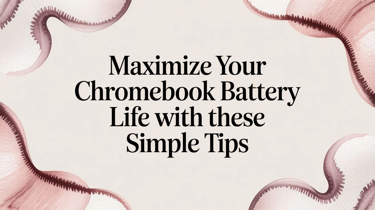 Maximize Your Chromebook Battery Life With These Simple Tips