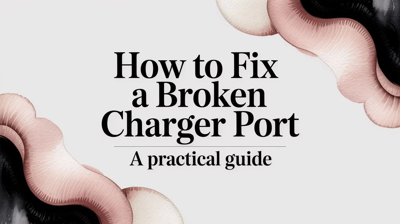 How to Fix a Broken Charger Port: A Simple Guide