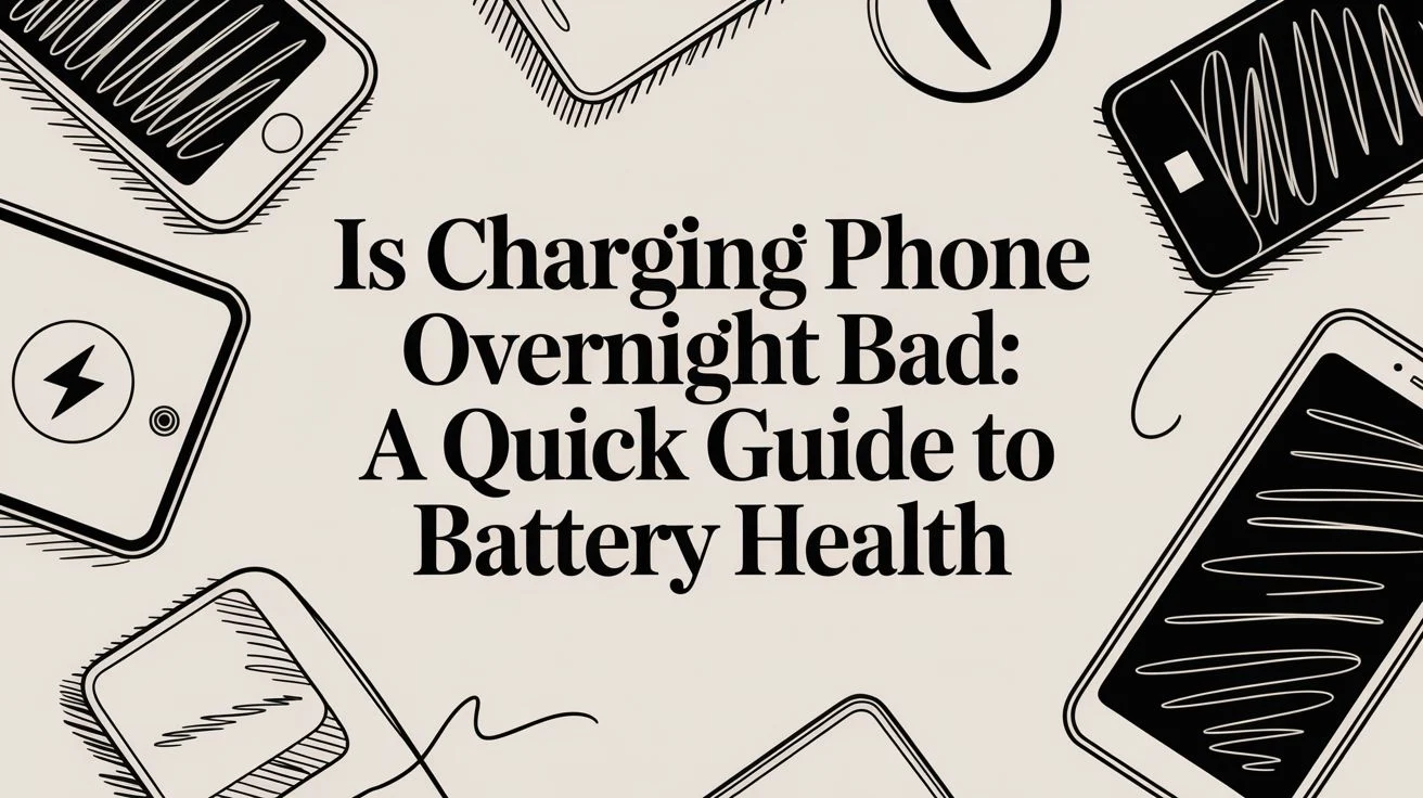 Is charging phone overnight bad: a quick guide to battery health