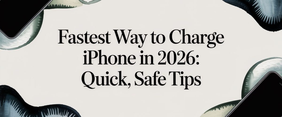 Fastest Way to Charge an iPhone: Quick, Safe Tips
