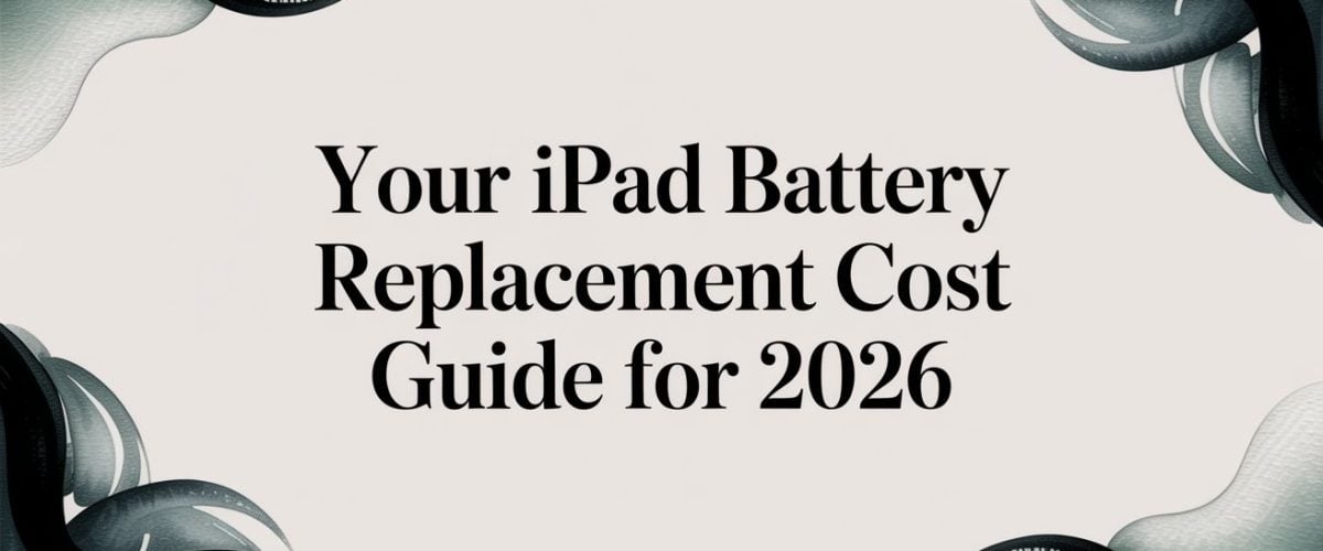 Your iPad Battery Replacement Cost Guide for 2026