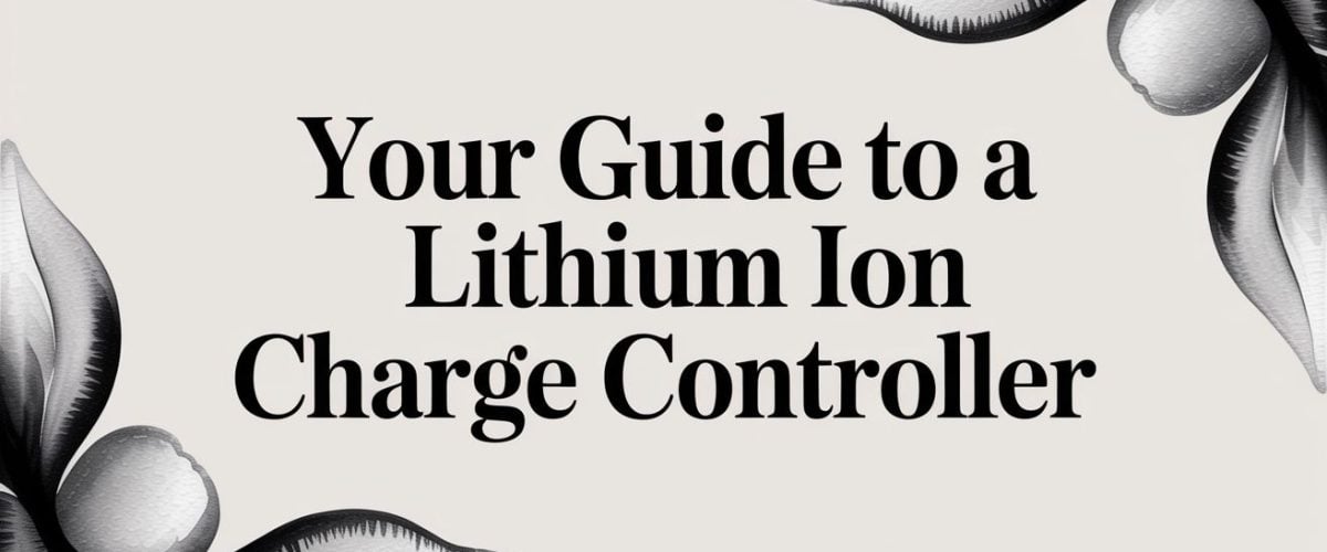 Your Guide to a Lithium Ion Charge Controller