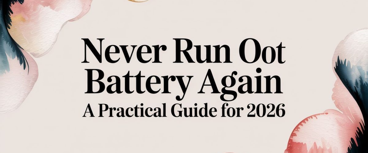 Never Run Out of Battery Again: A Practical Guide