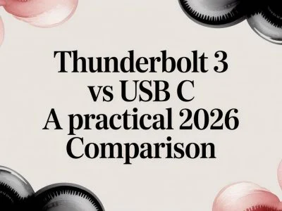 Thunderbolt 3 vs USB C: A Simple Guide