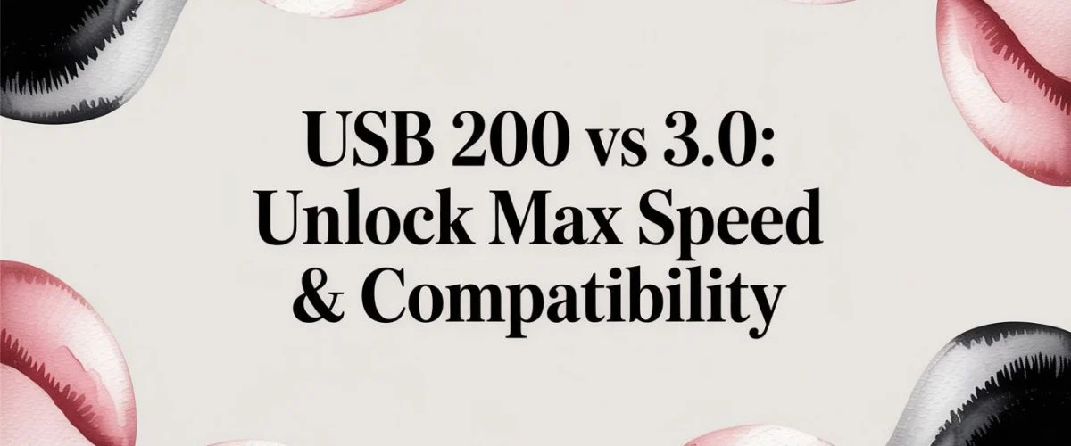 USB 2.0 vs 3.0: A Simple Guide to Speed and Charging