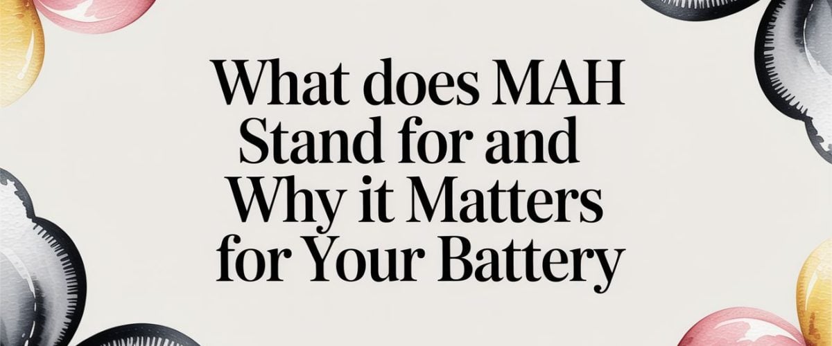 What Does mAh Stand For and Why It Matters for Your Battery