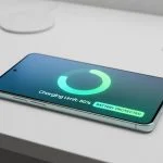 A Samsung Galaxy smartphone displaying a charging limit set to 80 percent with a battery-protected indicator, illustrating how to preserve Galaxy battery health