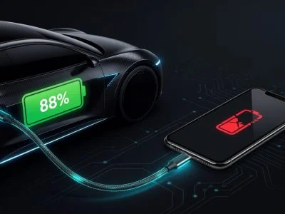 EV battery data showing fast charging degrades phone batteries — comparison between EV battery management and unprotected phone charging